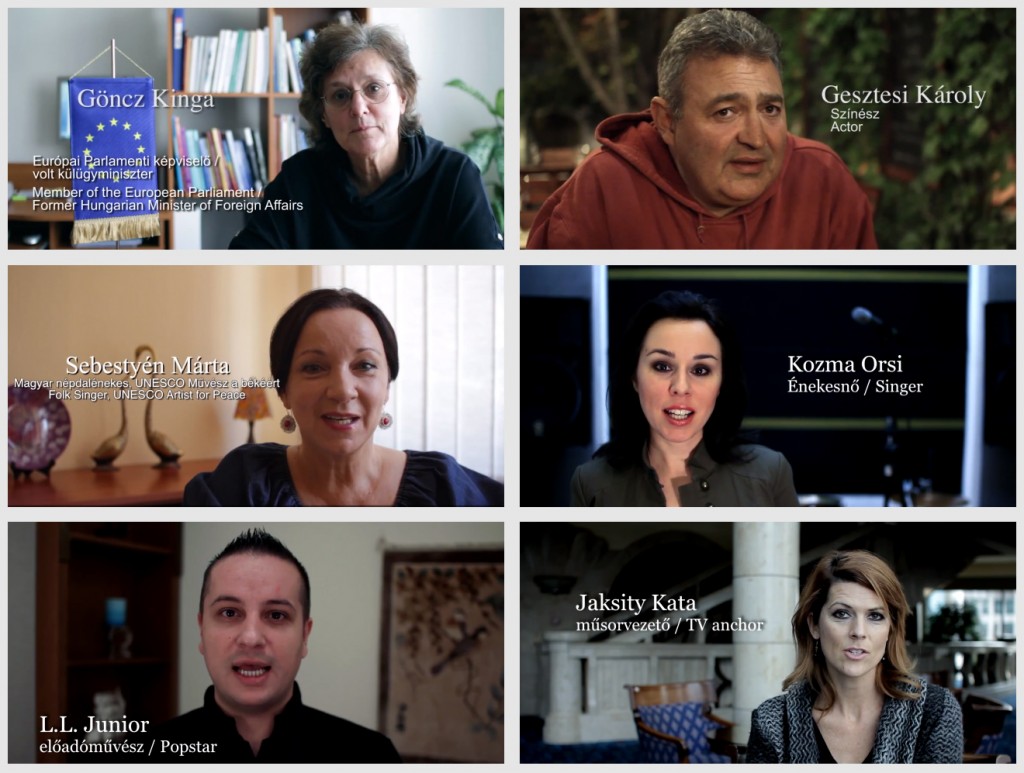 Les personnalités de la campagne « Des Hongrois éminents pour les droits de l'homme en Iran » ont mis en ligne des messages vidéos sur internet.